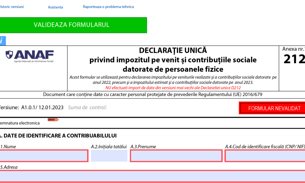 Pașii pe care trebuie să-i facă românii care obțin venituri extrasalariale! Până când poate fi depusă declarația unică