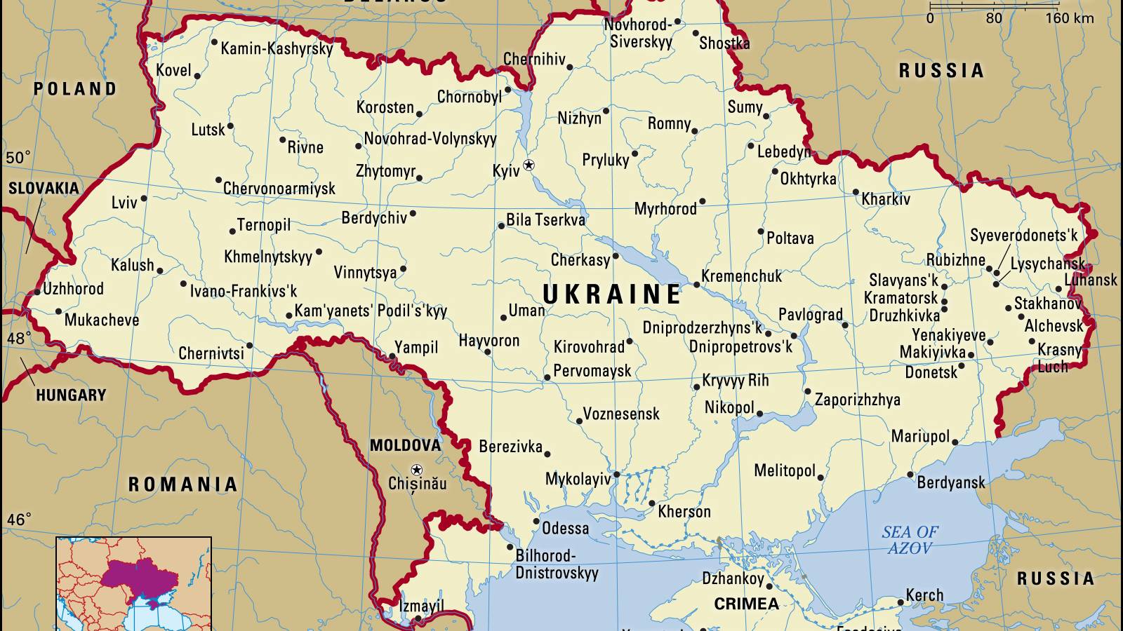Harta Ucrainei
