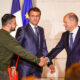 Macron, Scholz, Zelenski, sursă foto Reuters