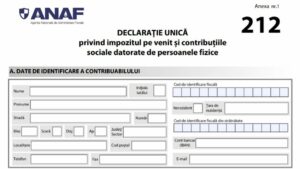 Se schimbă Declarația unică. Ce modificări au fost introduse în Formularul 212
