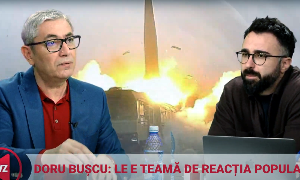 EXCLUSIV. Doru Bușcu, în podcastul Hai România, despre situația Armatei Române și frica de mobilizare: Noi suntem în gura unui pește rusesc