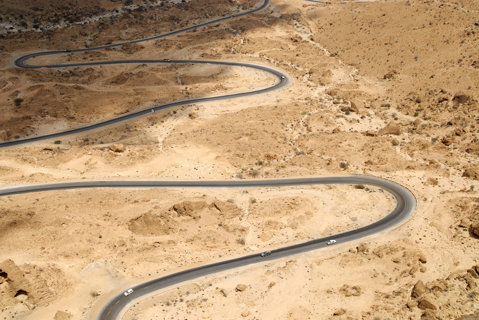 Drum de munte ce face legătura între orașele Al Mukalla și Aden în Yemen (sursă foto: dreamstime)