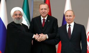 Hassan Rouhani, Erdogan Vladimir Putin, dayan.org