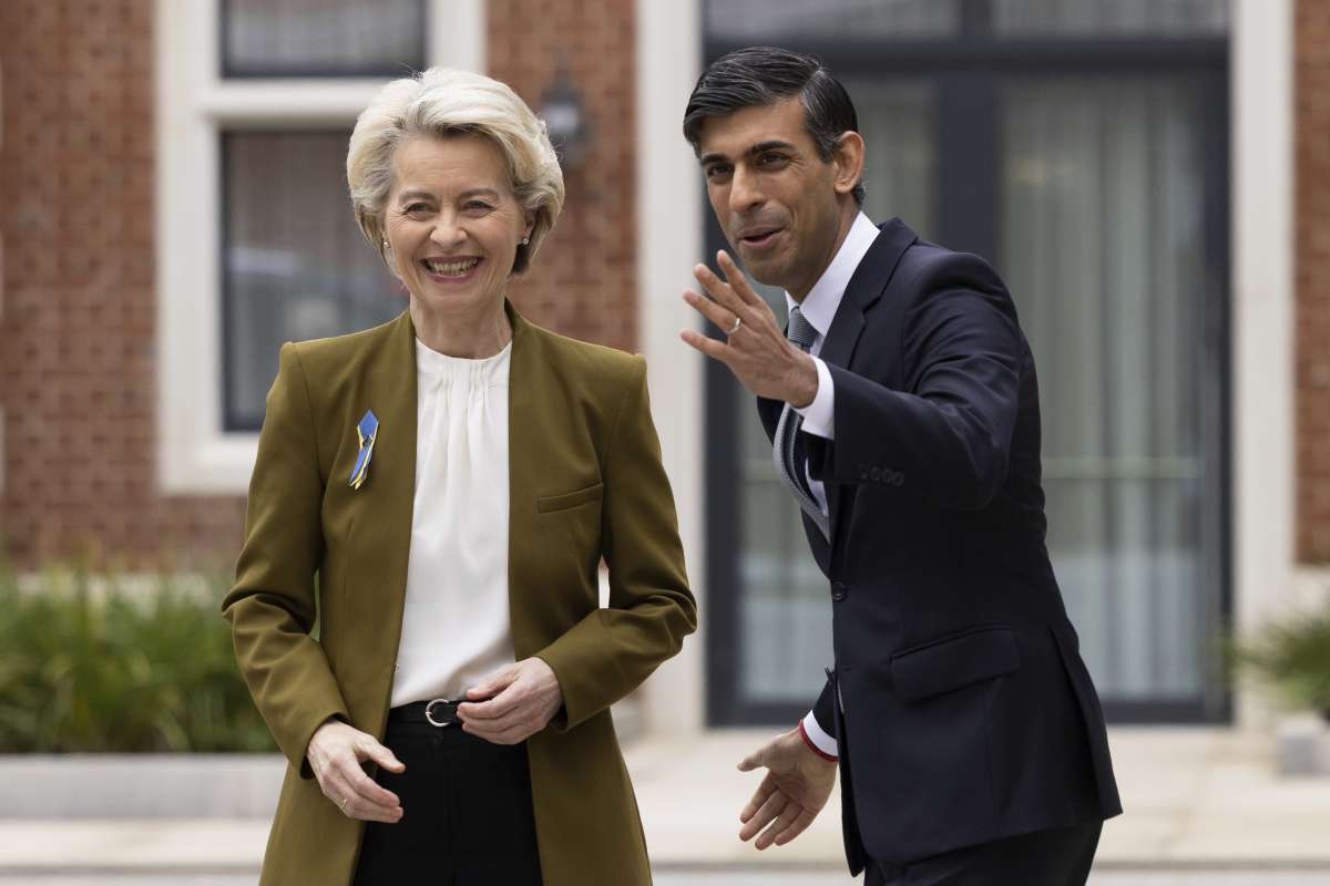 rishi sunak ursula von der leyen , sursa foto skynews