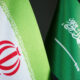 steagul iranului si steagul arabiei saudite
