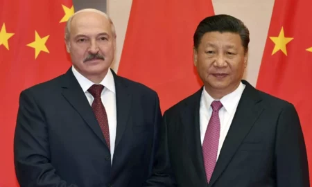Alexander Lukașenko, președintele Belarusului și Xi Jiping, liderul Chinei (sursă foto: The Hill)