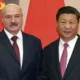 Alexander Lukașenko, președintele Belarusului și Xi Jiping, liderul Chinei (sursă foto: The Hill)