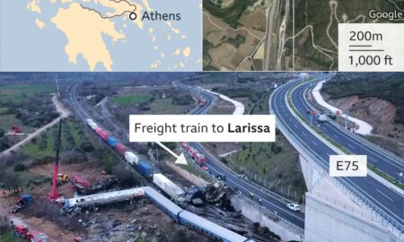Accident feroviar Grecia Sursa foto bbc.com