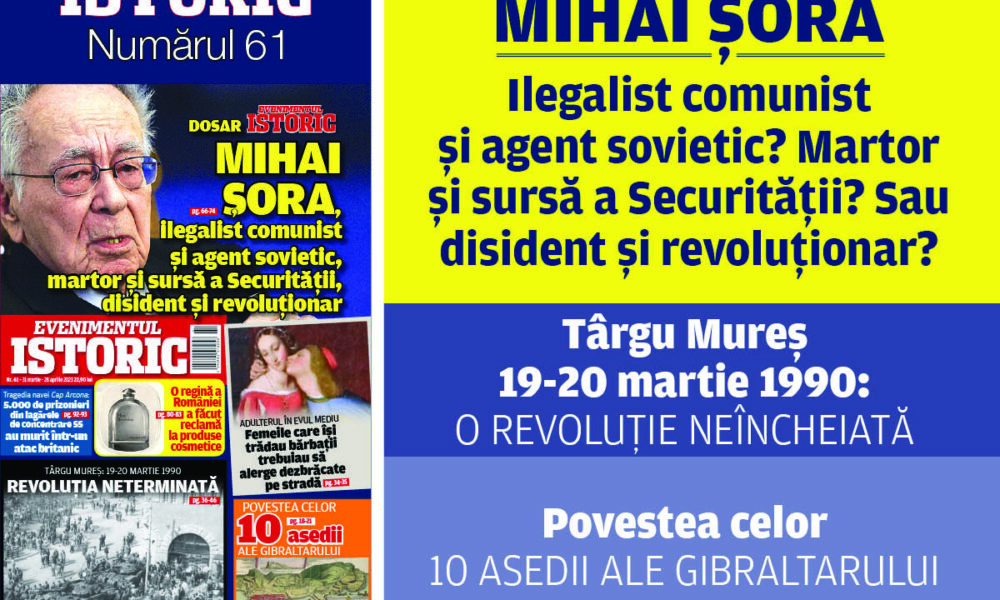 Informații controversate despre Mihai Șora. Noul număr al revistei Evenimentul Istoric vine cu detalii inedite