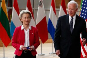 Joe Biden și Ursula von der Leyen, sursa foto hotnews