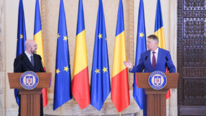 Klaus Iohannis și Charles Michel, întâlnire la Palatul Cotroceni