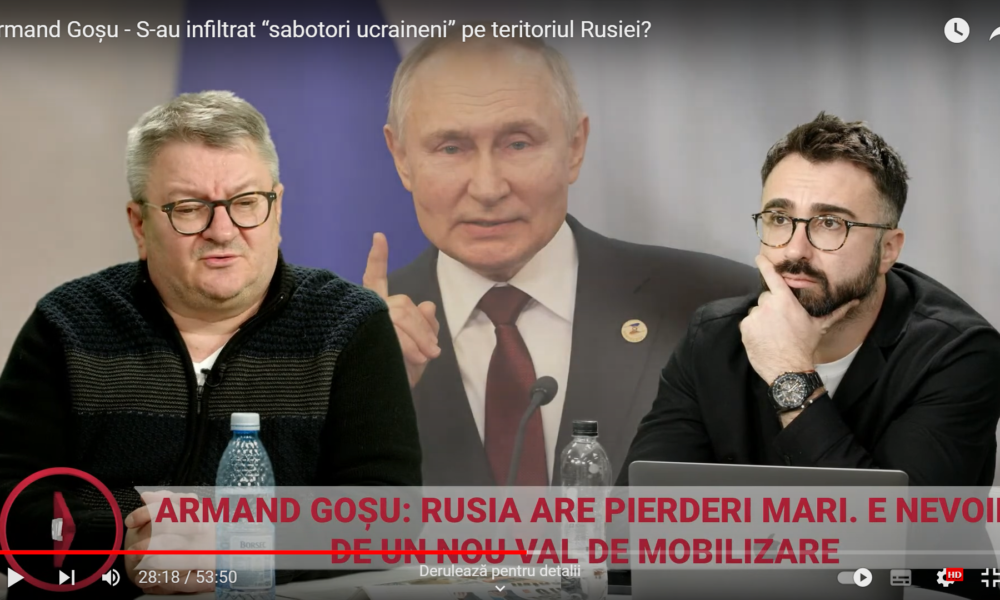 Exclusiv! Armand Goșu în podcastul Hai România: „Rusia a sperat ca, destabilizând Moldova, va disloca armata ucraineană”
