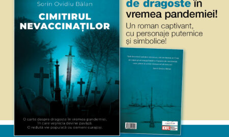 ”Cimitirul nevaccinaților”, un roman despre teroarea din timpul pandemiei, a apărut pe piață
