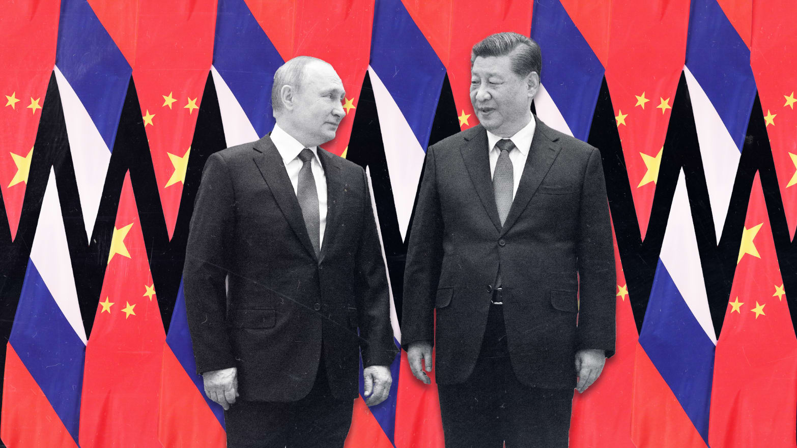 Vladimir Putin și Xi Jinping Sursa foto The Daily Beast