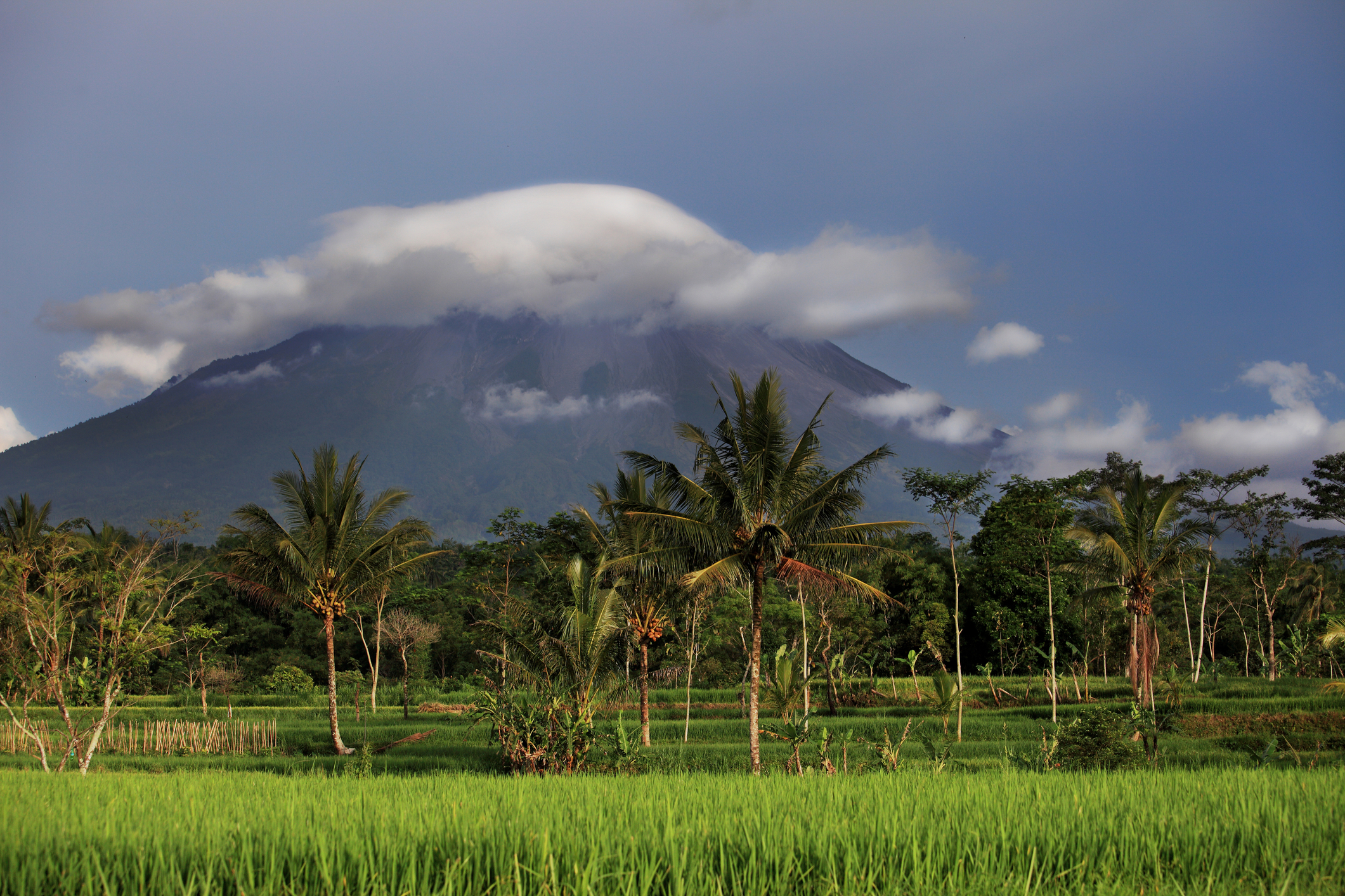Vulcanul Merapi din Indonezia