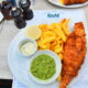 O porție de Fish and Chips (Pește prăjit cu cartofi pai) în Londra. Sursă foto: Dreamstime