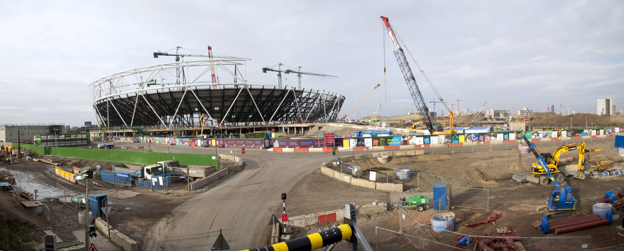 Construcția Stadionului Olimpic din Londra. Sursă foto: Dreamstime