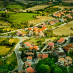 Priveliște panoramică asupra statului San Marino, care este al treilea cel mai mic din Europa (sursă foto: dreamstime)