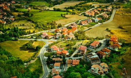 Priveliște panoramică asupra statului San Marino, care este al treilea cel mai mic din Europa (sursă foto: dreamstime)