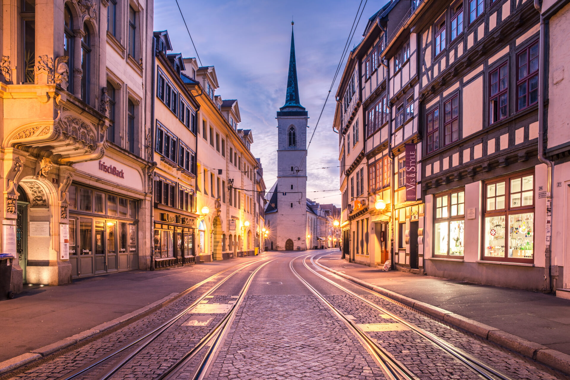 Centrul orașului Erfurt, Germania, Sursa foto: dreamstime.com