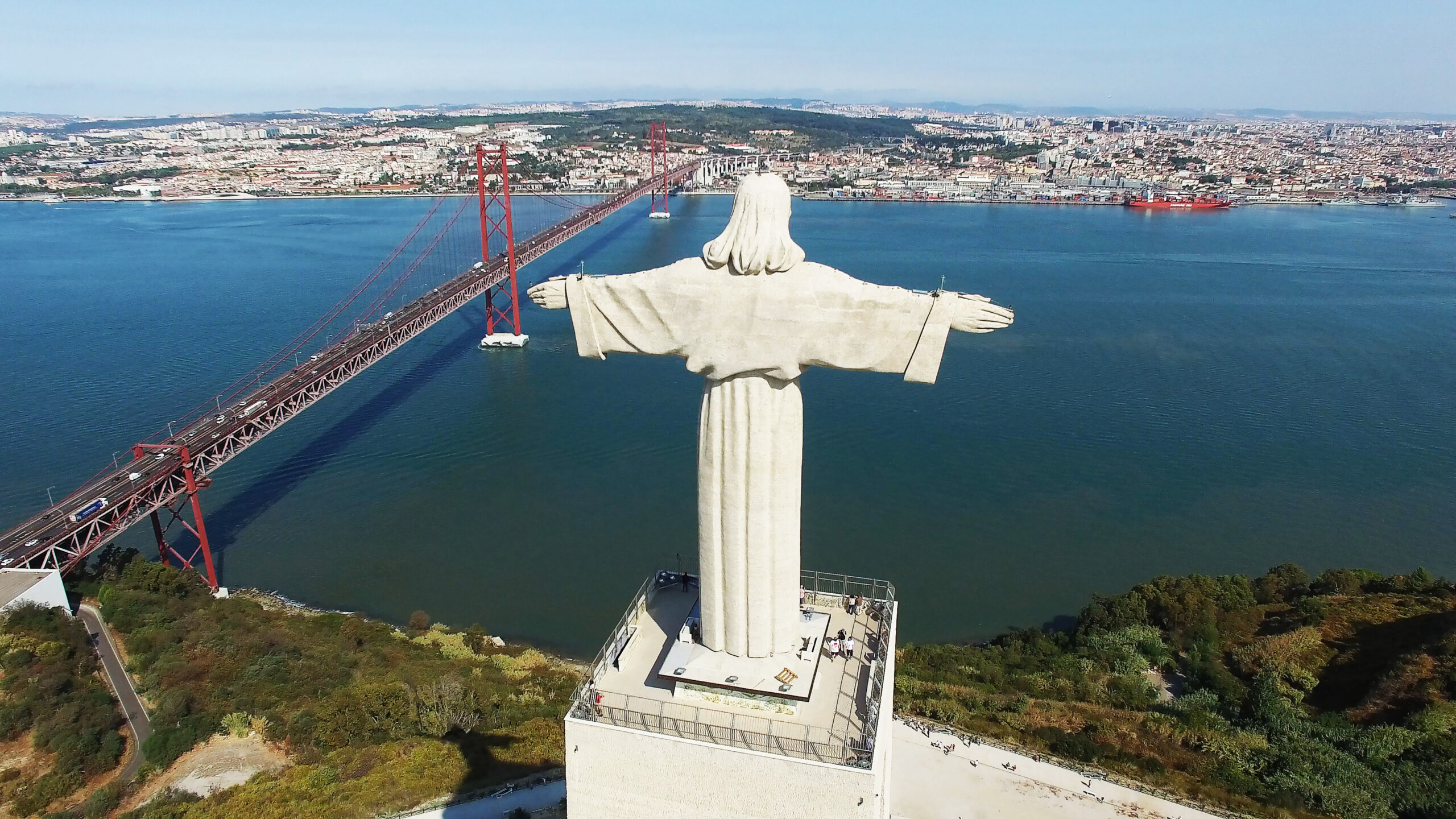 imagine cu Hristos Regele Lisabona Portugalia