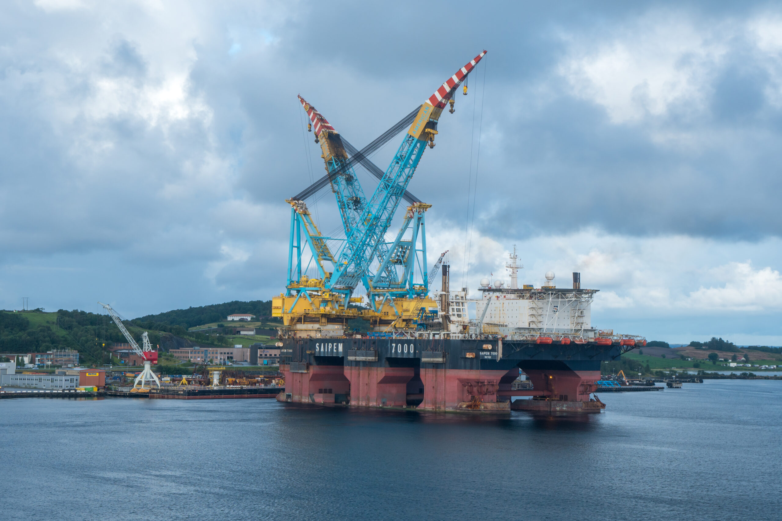 Cea mai mare platformă offshore din Stavanger Norvegia