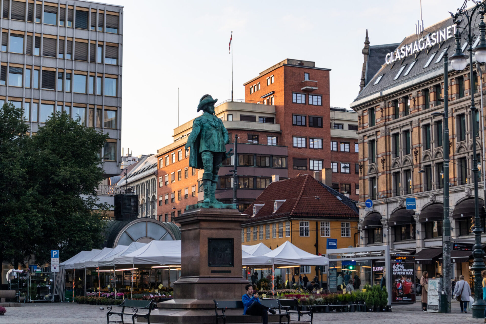 Christian IV, statuie a regelui Norvegiei, Oslo