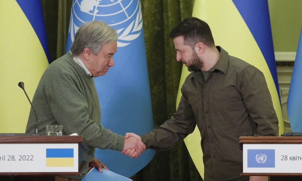 Șeful Națiunilor Unite se întoarce în Ucraina. Siguranța alimentară și exporturile cerealelor, motivele întâlnirii cu Zelenski