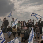 israelieni protestând reforma judiciară a lui netanyahu