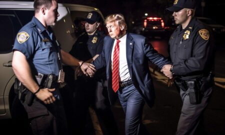 Trump este arestat de poliție. Sursa foto: Forbes