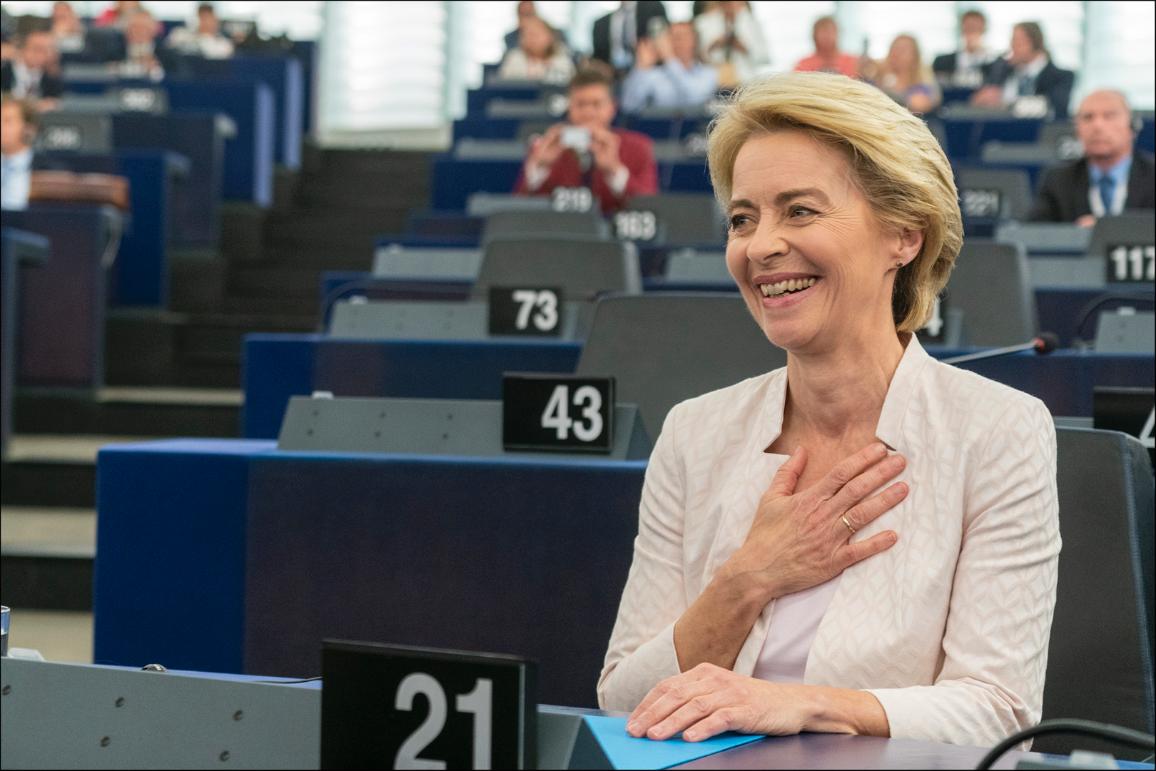 Sursă foto: europarl.europa.eu; Ursula von der Leyen în Parlamentul European