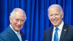 regele Charles al III-lea și președintele SUA, Joe Biden (sursă foto: newsingermany.com)