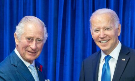 regele Charles al III-lea și președintele SUA, Joe Biden (sursă foto: newsingermany.com)