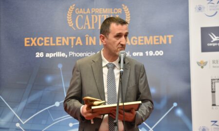 Ciprian Lazăr, director Romania Retail și Multichannel Superbet, pe scena Galei Capital „Excelență în Management”Sursa foto Cristian Velea