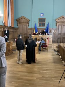 Proces simulat în cadrul proiectului „Fii Avocat în școala Ta”, Sursa foto: Infofinanciar/ Sorina Bucur