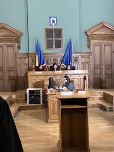 Proces simulat în cadrul proiectului „Fii Avocat în școala Ta”, Sursa foto: Infofinanciar/ Sorina Bucur