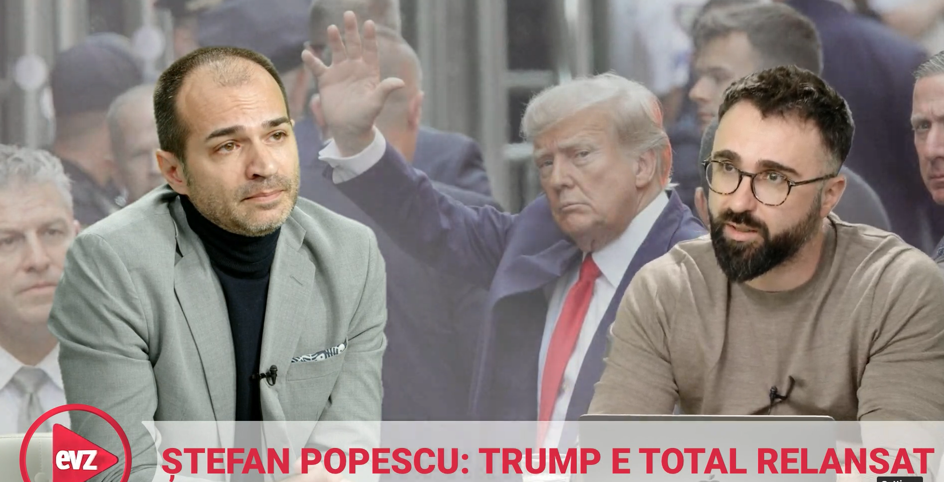 Profesorul Ștefan Popescu în podcastul Hai România de miercuri, 5 aprilie, privind acuzarea lui Trump