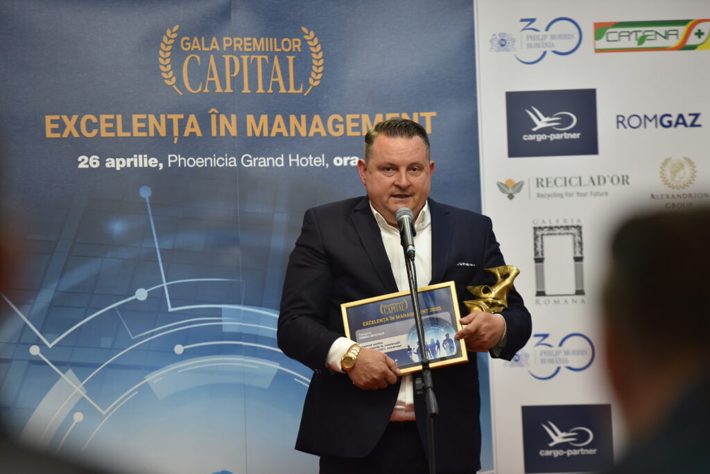 Omul de afaceri Adrian Homan la Gala Capital Excelență în Management, 26 aprilie 2023 Sursa foto Cristian Velea