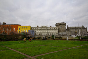 Castelul Dublin de pe Dame Street, Dublin, Irlanda, Sursa foto dreamstime.com