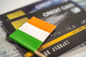 Steagul Irlandei pe cardul de credit, Sursa foto dreamstime.com
