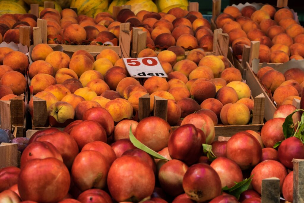 Fructe proaspete într-o piață din Macedonia de Nord (sursa foto: dreamstime.com)