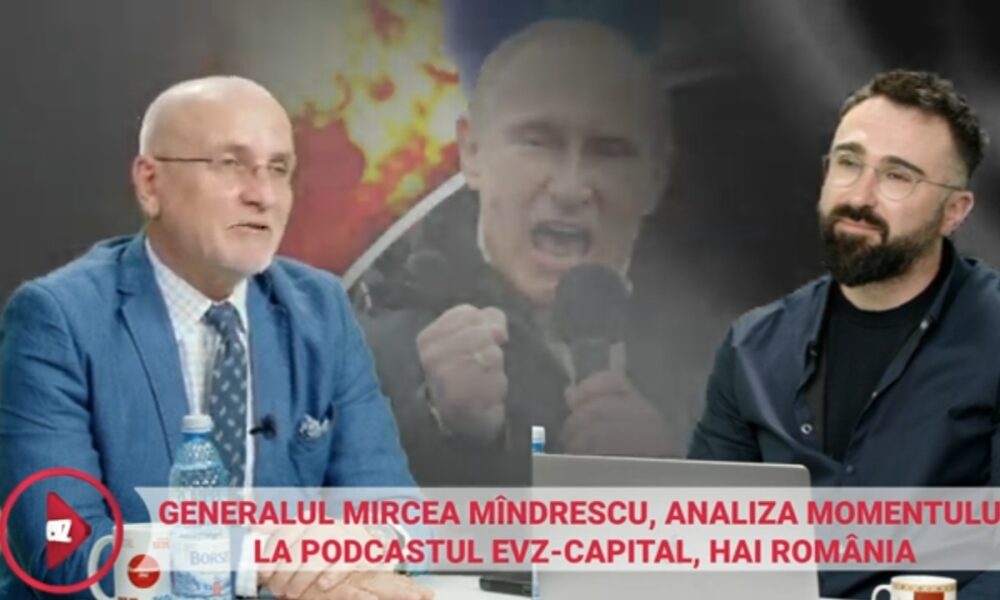 Exclusiv. Generalul Mîndrescu, la podcastul „Hai România”! A devenit războiul din Ucraina „o rutină”?