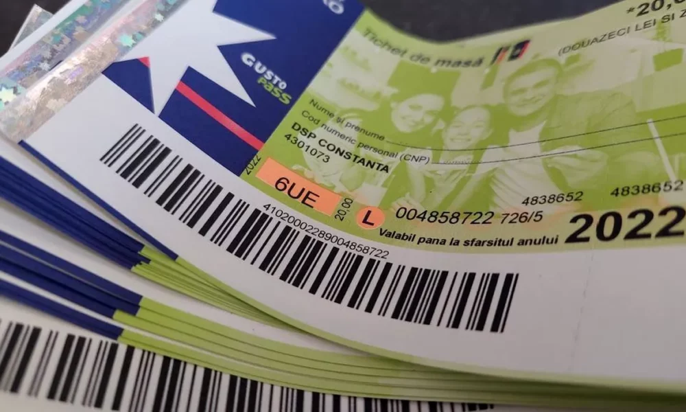 Crește valoarea tichetelor de masă! Care sunt românii care primesc mai multe bonuri