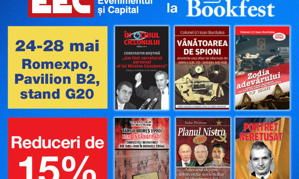 Editura Evenimentul şi Capital te invită la Bookfest 2023! Ce cărți se vor regăsi la raft