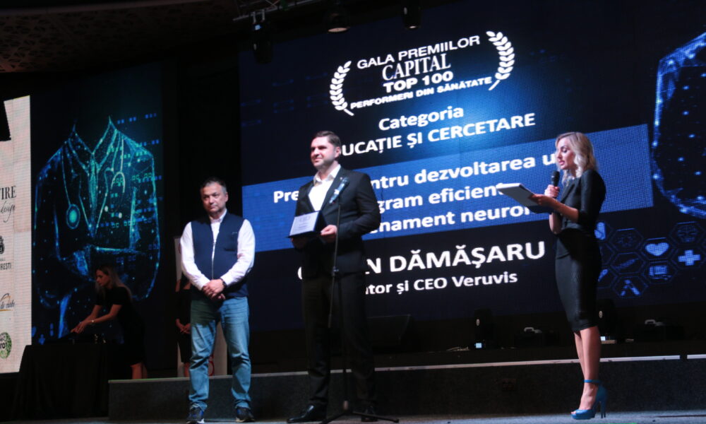 Gala Performerilor în Medicină! Costin Dămășaru, Veruvis: „Lansăm două patente în premieră internațională, dezvoltate în România”