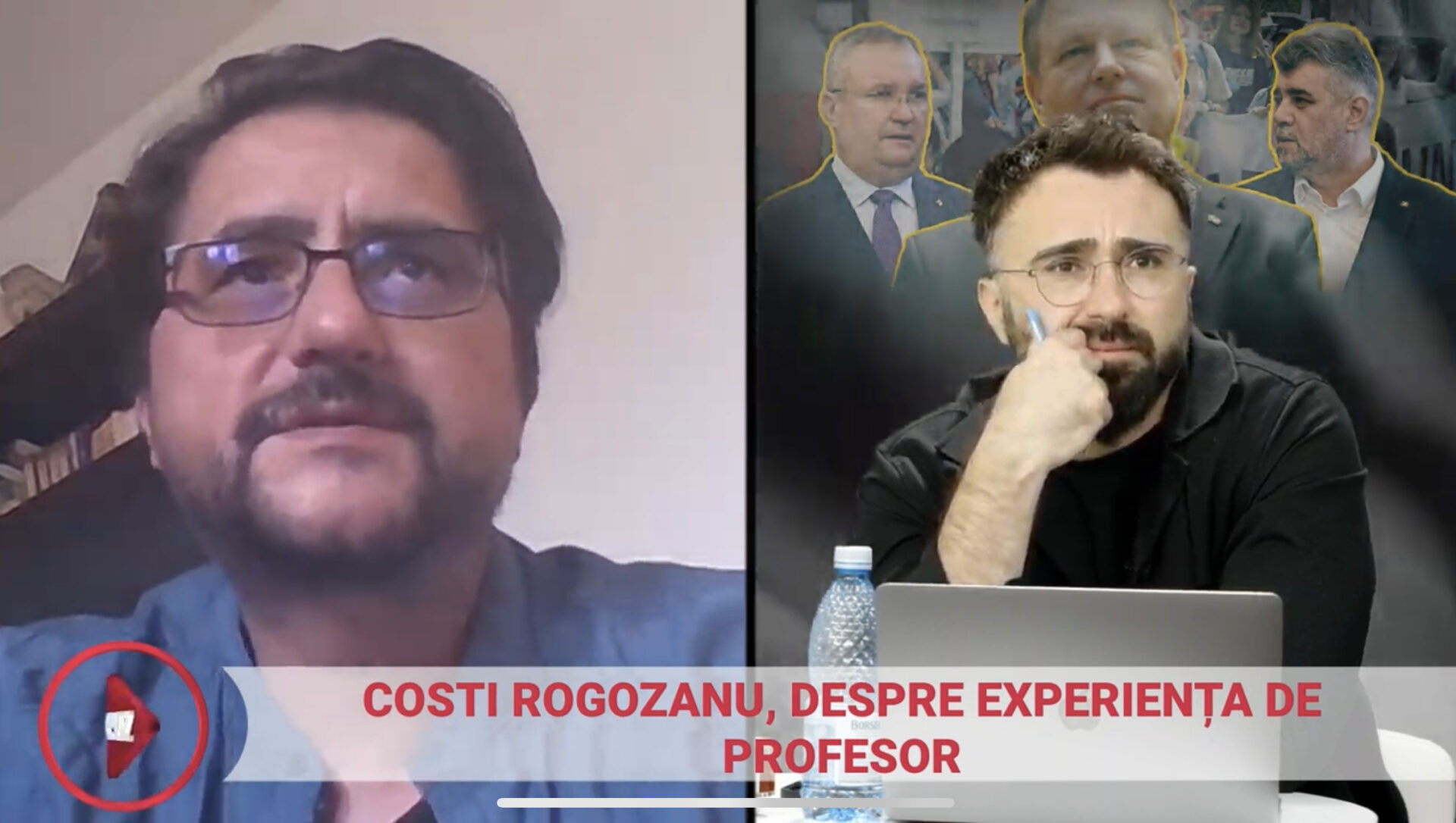 Costi Rogozanu, jurnalist și profesor de limba română Sursa foto Captura de ecran Podcast Hai România