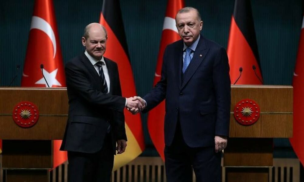 Olaf Scholz și Recep Erdogan Sursă foto TeleTrader
