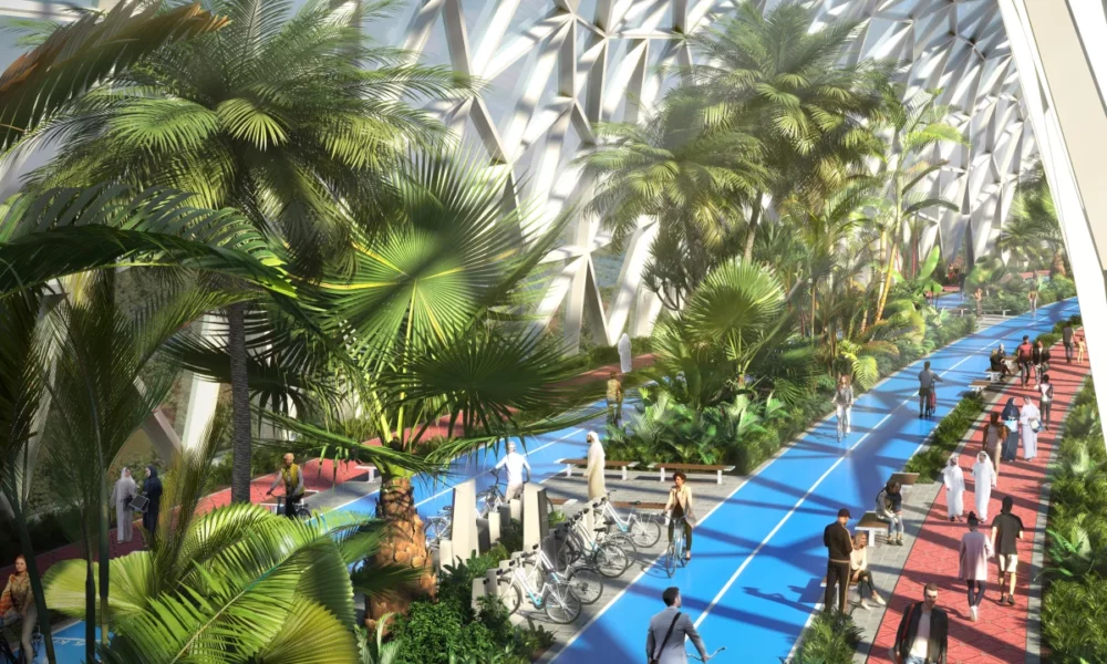 Dubai vrea să construiască un proiect agroturistic uriaș în deșert! Orașul, înconjurat de o autostradă acoperită și sustenabilă