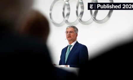 fostul șef al producatorului de mașini AUDI; Sursă foto: The New York Times