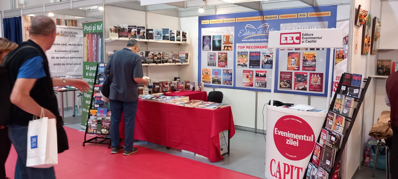 stand Editura Evenimentul Zilei și Capital la Bookfest 2023